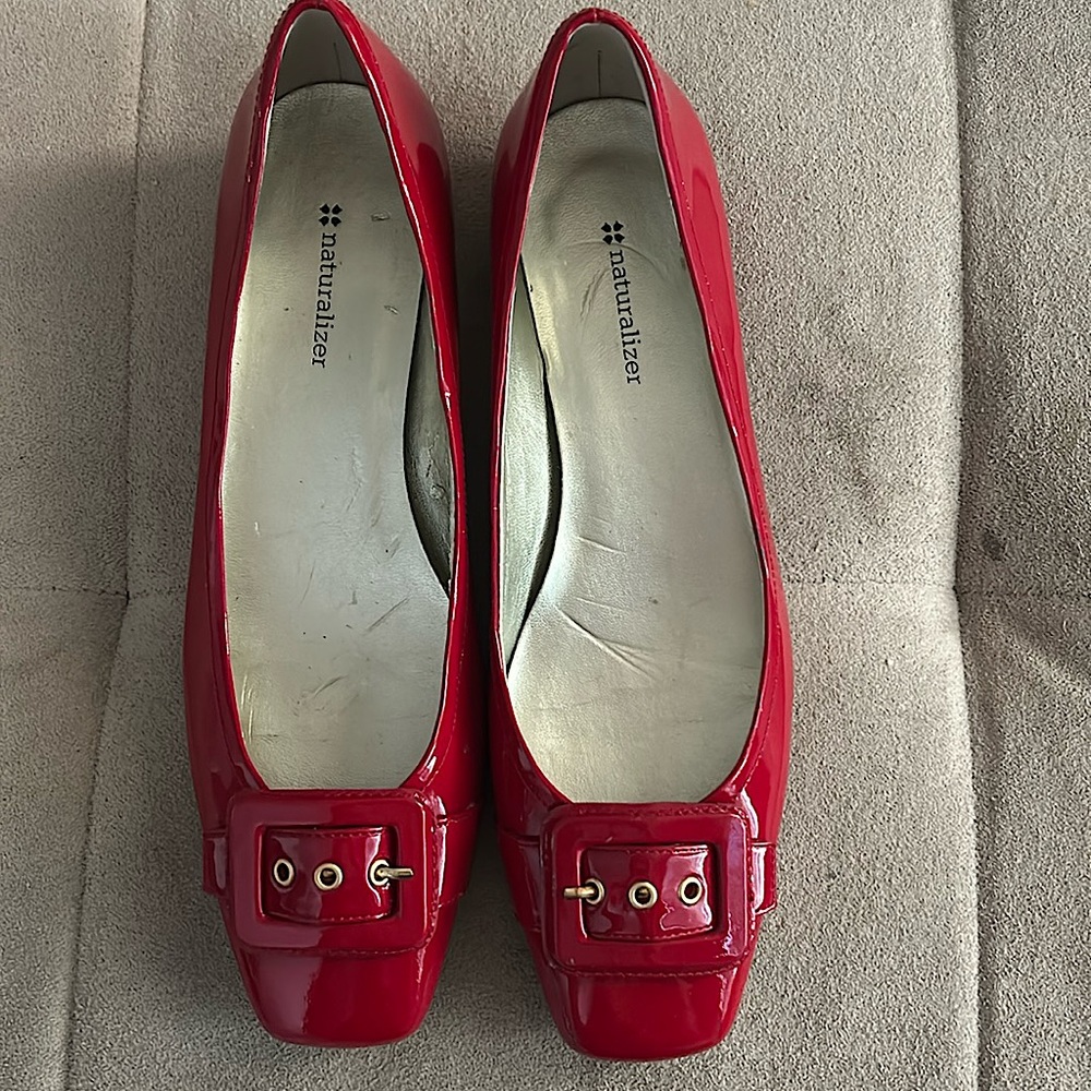 Bright Red 1 inch heels